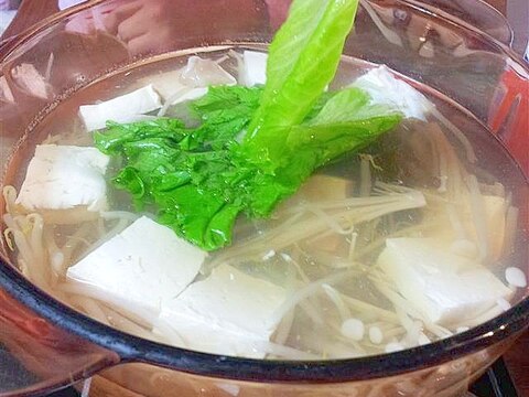 豚しゃぶ リーフレタスの消費に!